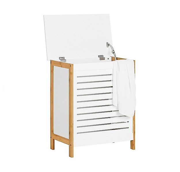 SoBuy Wäschetruhe FSS66, Badkommode Badschrank Wäscheschrank Badezimmerschr günstig online kaufen