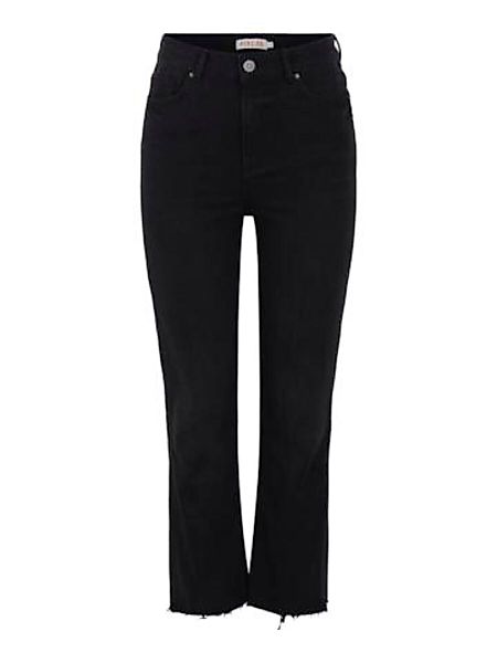PIECES Pcdelly Straight Fit Jeans Damen Schwarz günstig online kaufen