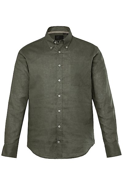 JP1880 Businesshemd Hemd Langarm Leinenmix Buttondown-Kragen günstig online kaufen