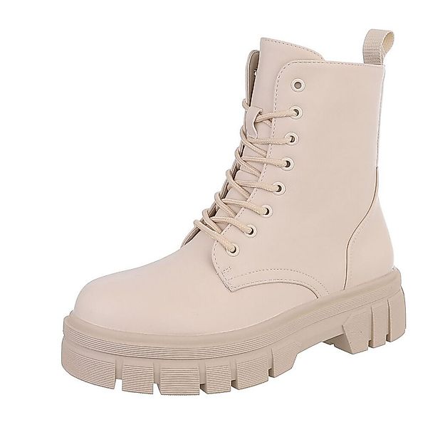 Ital-Design Damen Schnürschuhe Freizeit Schnürstiefelette (87124732) Blocka günstig online kaufen