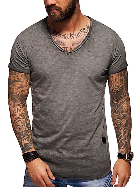 behype T-Shirt für Herren mit V-Ausschnitt günstig online kaufen