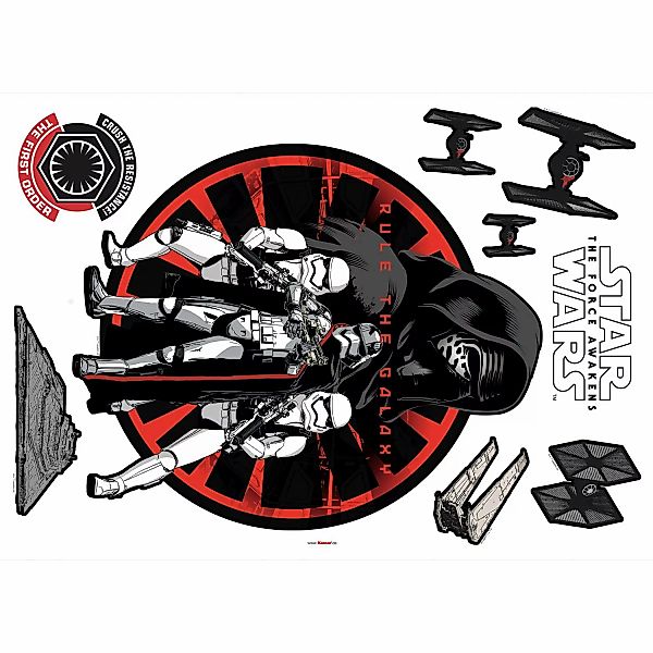 Komar Wandtattoo "Star Wars First Order - Größe 50 x 70 cm", (9 St.), selbs günstig online kaufen