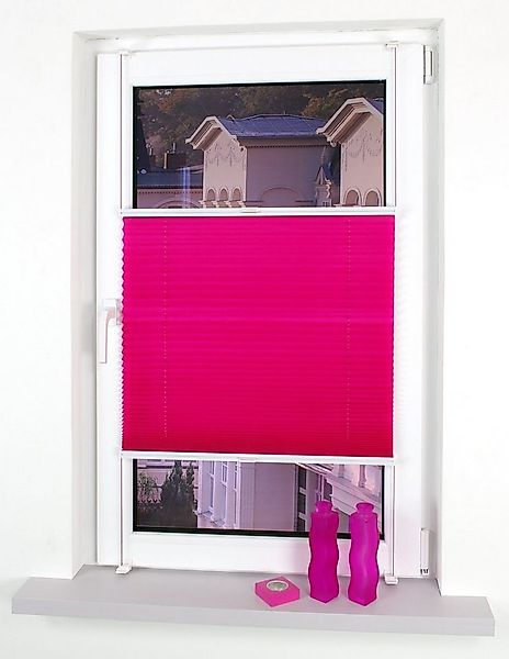 Liedeco Plissee Klemmfix Plissee YOUNG COLOURS, Lichtschutz, ohne Bohren, i günstig online kaufen