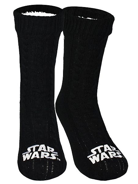 United Labels® Socken Star Wars Hüttensocken Strick Socken Haussocken Kusch günstig online kaufen