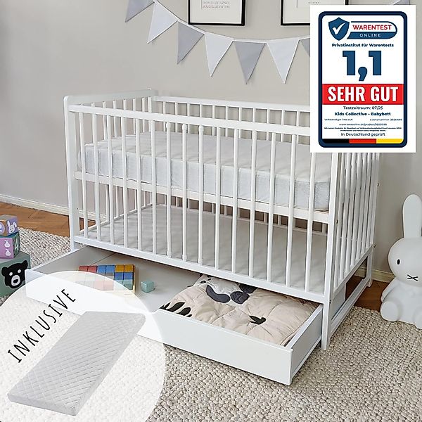 Kids Collective Babybett Babybett Kinderbett Gitterbett günstig online kaufen
