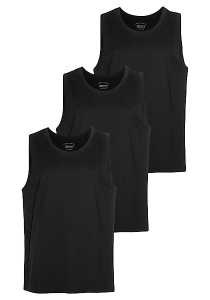 Man's World Muscleshirt (3er-Pack) schmal geschnitten, günstig online kaufen