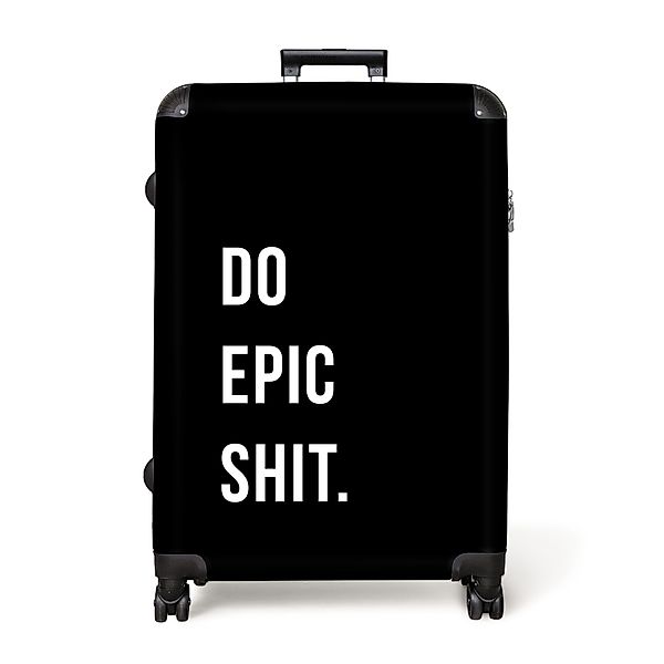 NoBoringSuitcases.com© Hartschalen-Trolley Zitate - Mach epischen günstig online kaufen