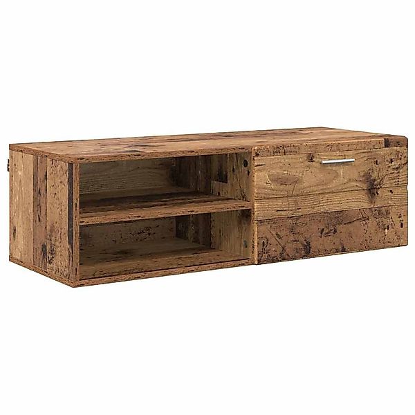 vidaXL Wohnzimmer-Set TV-Schränk mit Regal Altholz günstig online kaufen