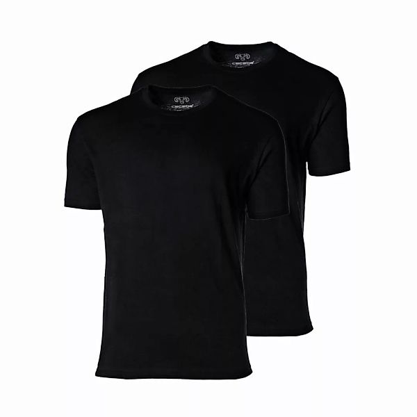 CECEBA Herren American T-Shirt, 2er Pack - Rundhals, Kurzarm, Baumwolle, un günstig online kaufen