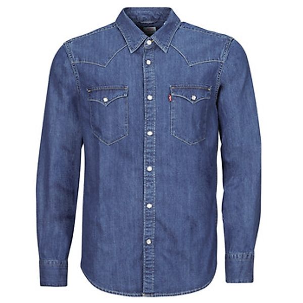 Levi's Barstow Western Hemd Mid Blau - Größe S günstig online kaufen