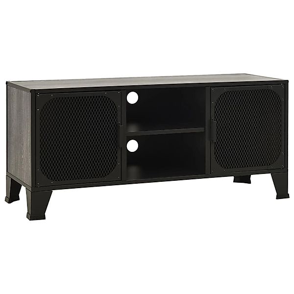 VidaXL TV-Schrank Grau 105x36x47 cm Metall und MDF günstig online kaufen
