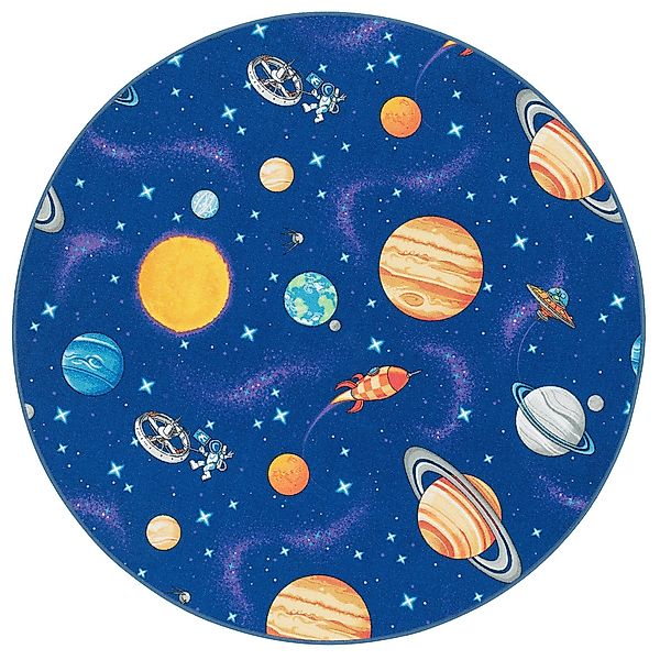 Snapstyle Kinderteppich Kinder Spiel Teppich Weltall günstig online kaufen