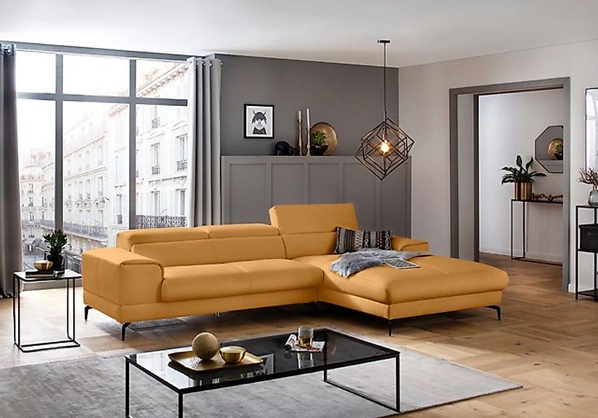 W.SCHILLIG Ecksofa »piedroo, Designsofa mit tollem Sitzkomfort, L-Form«, Ko günstig online kaufen