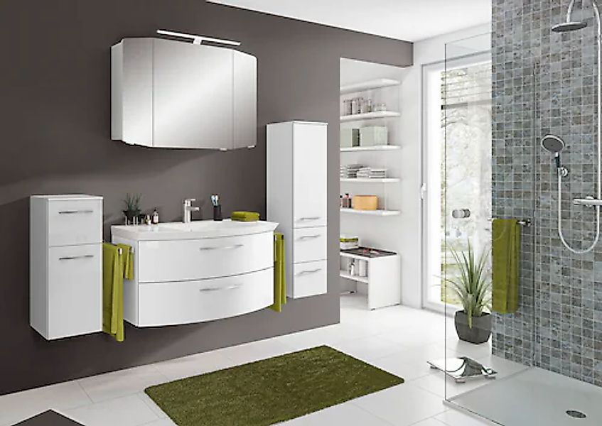 Saphir Badezimmer-Set »Cassca Sprint 4-teilig Mineralmarmor-Waschtisch mit günstig online kaufen