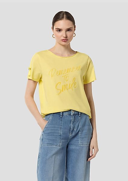comma casual identity Kurzarmshirt T-Shirt mit günstig online kaufen