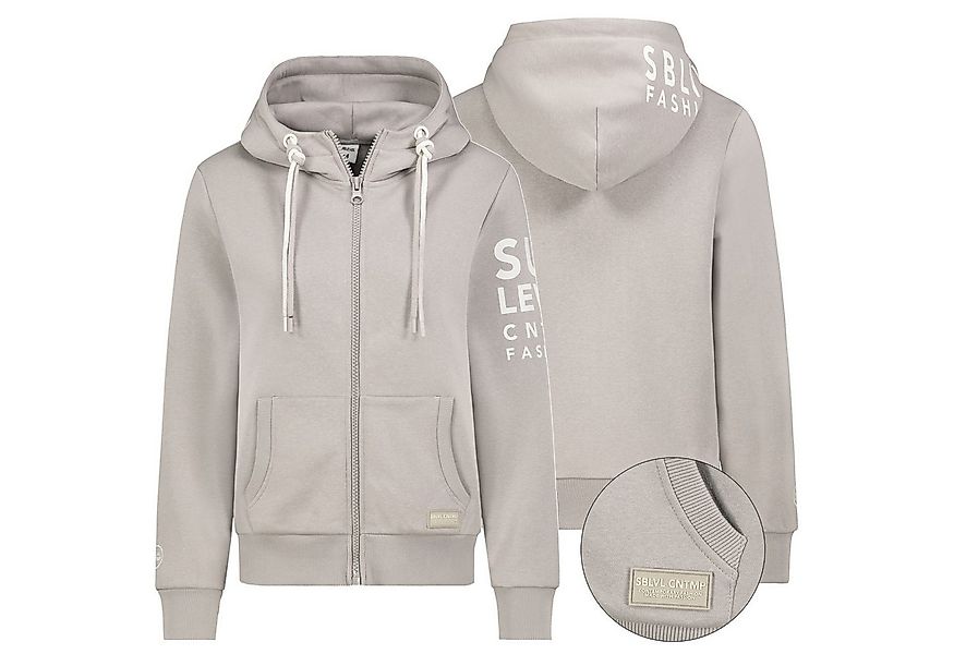 SUBLEVEL Sweatjacke Sweatjacke Hoodie Sweater Kapuzenpullover Übergangsjack günstig online kaufen