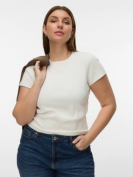 Vero Moda Curve T-Shirt VMCHLOE SS SHORT TOP GA JRS NOOS CUR Baumwollmischu günstig online kaufen
