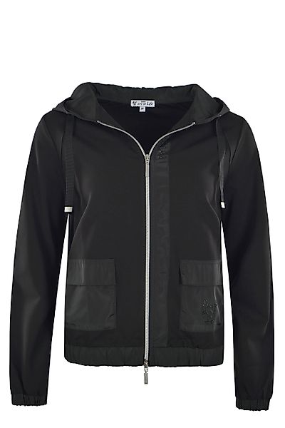 Hajo Kurzjacke Damen Sweatjacke mit Taftkapuze günstig online kaufen