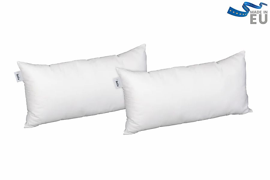 Beco Microfaserkissen "MF 50 glatt" Füllung: Klimafaser Bezug: Microfaser S günstig online kaufen