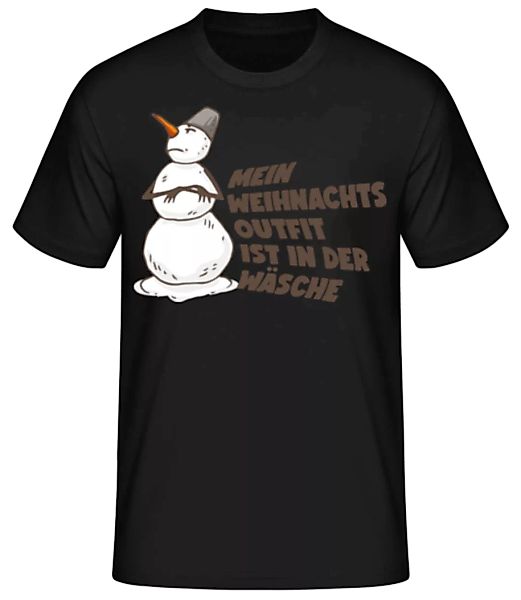 Weihnachts Outfit In Der Wäsche · Männer Basic T-Shirt günstig online kaufen