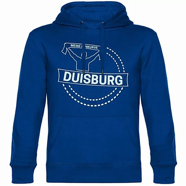 multifanshop Kapuzensweatshirt Duisburg - Meine Fankurve - Pullover günstig online kaufen