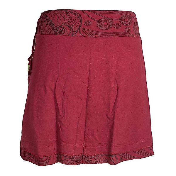 Vishes Minirock Lagenlook Rock Bedruckter Breiter günstig online kaufen