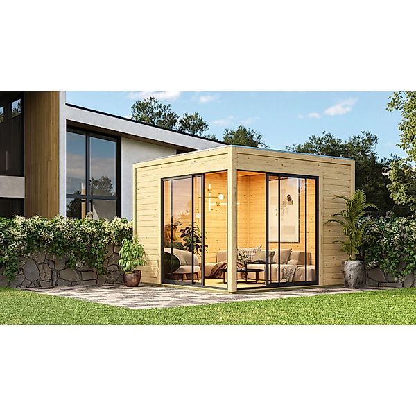 Karibu Gartenhaus Kubus 3 günstig online kaufen