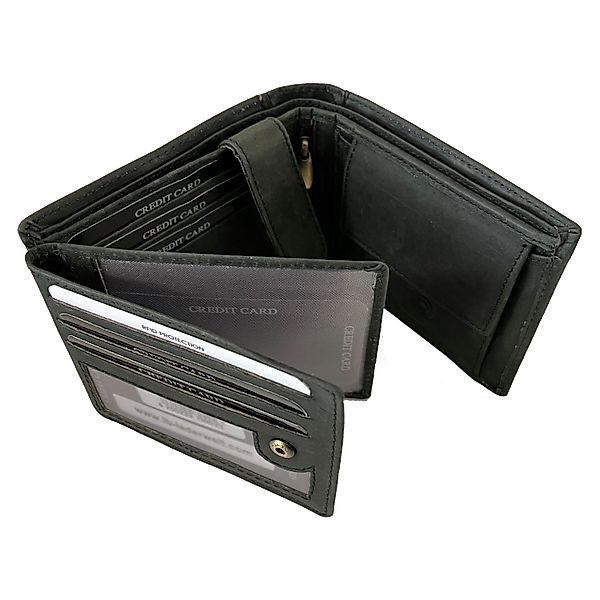 L&B Geldbörse Büffelleder Portemonnaie mit RFID-Schutz günstig online kaufen