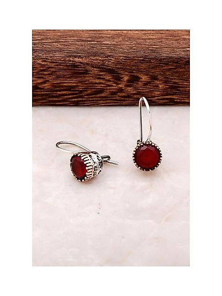 Nisan Ohrring-Set, 925er Silber Ohrringe mit Rubinstein – Handgefertigte Oh günstig online kaufen