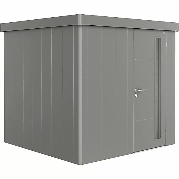 Biohort Gerätehaus Neo 2B Standardtür Quarzgrau-Metallic günstig online kaufen