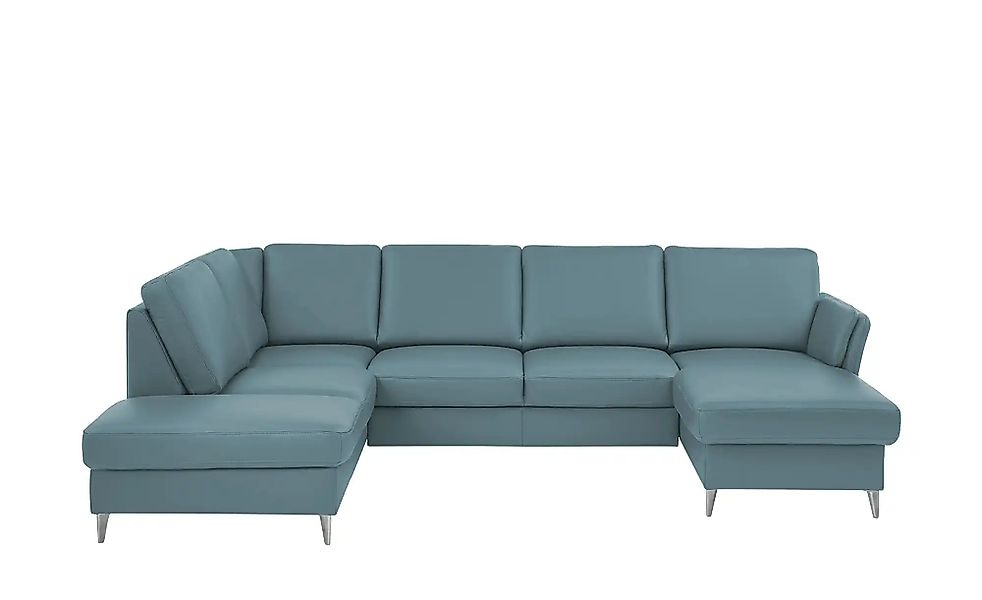 meinSofa Wohnlandschaft  Veit ¦ blau ¦ Maße (cm): B: 305 H: 90 T: 200.0 Pol günstig online kaufen