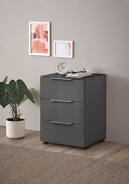 HBZ Nachtkonsole "Santorin Kommode mit Glas Front-Oberboden, BxHxT 45x61x40 günstig online kaufen