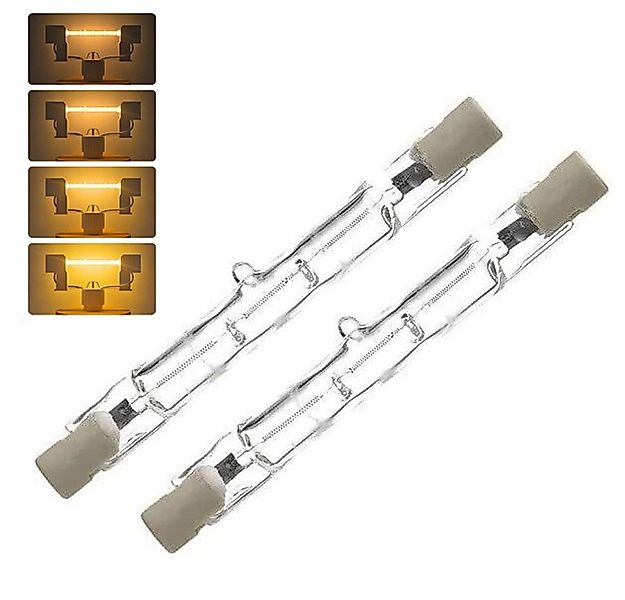 QUBEBU LED-Leuchtmittel R7S COB 78mm 118mm Dimmbar Halogen Tube Glas Ersetz günstig online kaufen