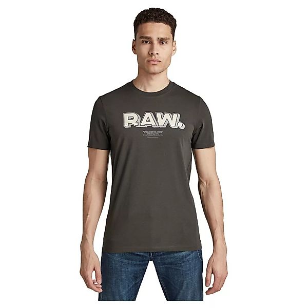 G-star Raw Slim Kurzarm Rundhals T-shirt XL Cloack günstig online kaufen