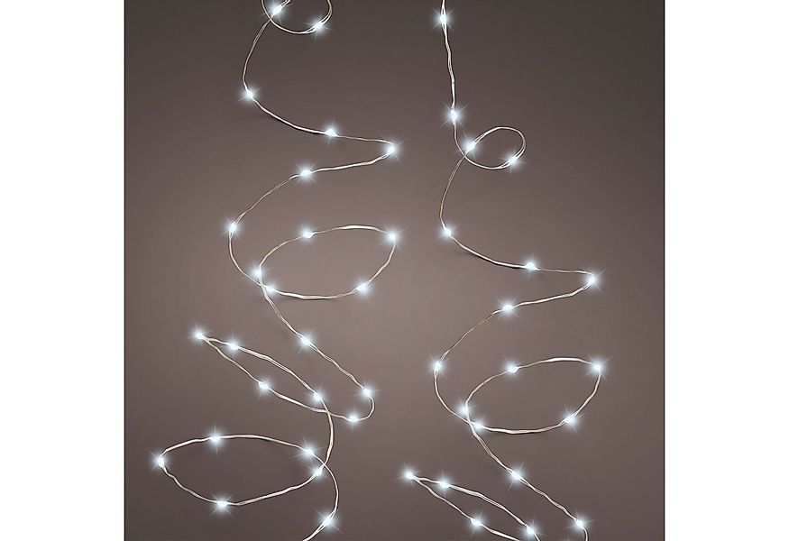 Spetebo LED-Lichterkette LED Draht Lichterkette 5 m - 100 LED, 100-flammig, günstig online kaufen