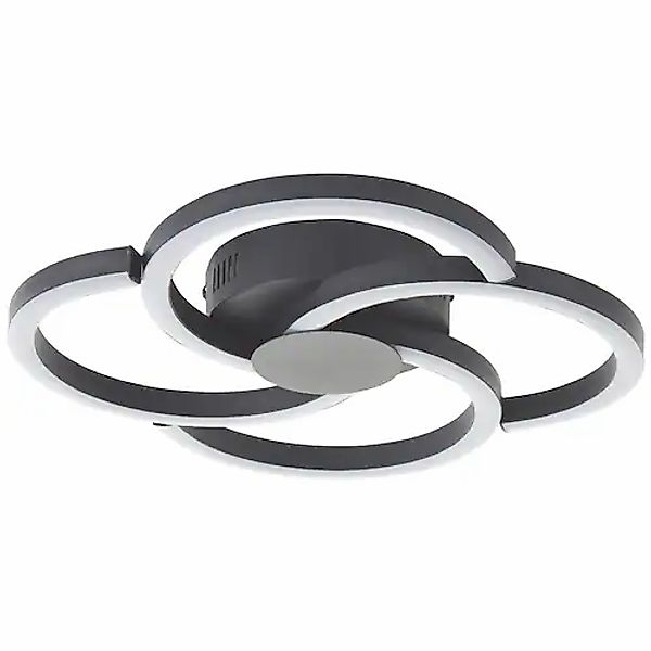 Brilliant LED Deckenleuchte »Fico«, Ø 34 cm, 2300 lm, 3000 K, Aluminium, sc günstig online kaufen