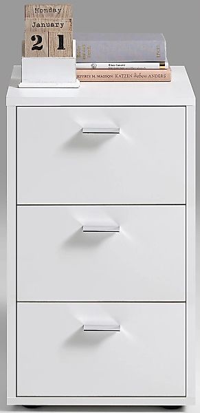 Fmd Nachtkommode Mit 3 Schubladen Eichenbraun günstig online kaufen