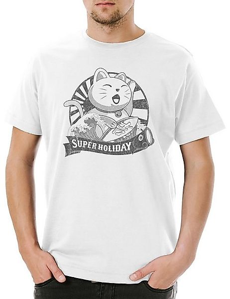 Urban Backwoods Print-Shirt Urban Backwoods Maneki Neko VII Herren T-Shirt günstig online kaufen