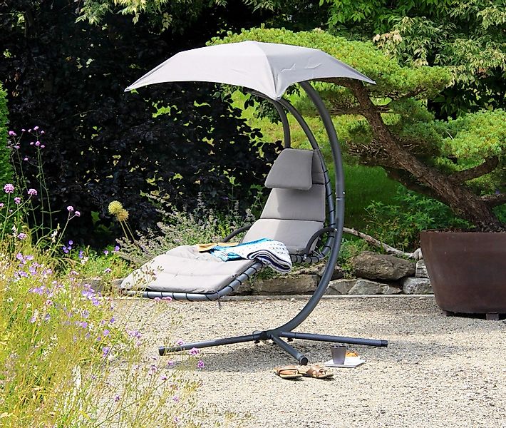 acamp Gartenliege Hängeliege Solomon mit Sonnendach günstig online kaufen