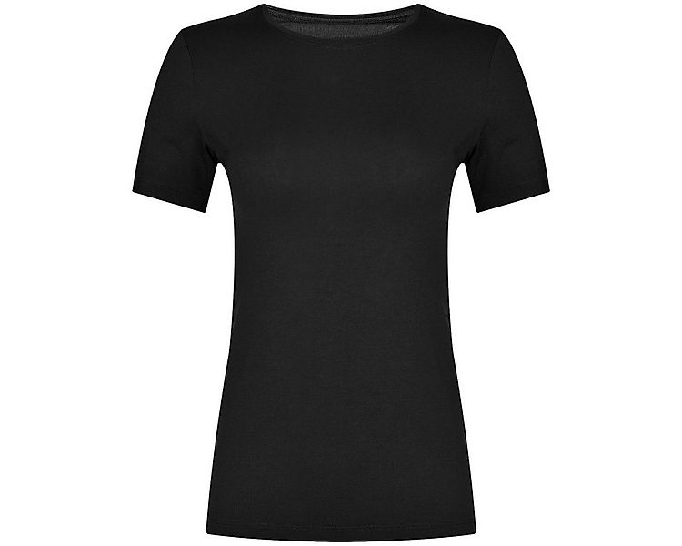 Evoni T-Shirt Kurzarm Rundhals Baumwolle Basic Shirt günstig online kaufen