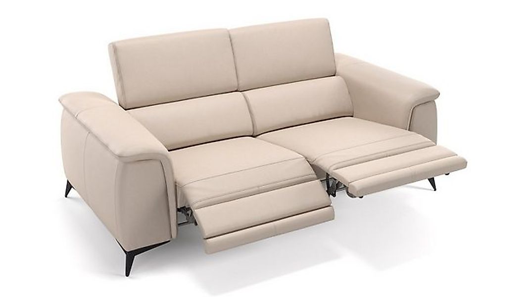 Sofanella 2-Sitzer Leder LIVORNO, Relaxsofa, Designsofa, Designer Couch, It günstig online kaufen