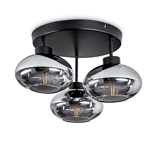 hofstein Deckenleuchte »Pietramelara« Deckenlampe aus Metall/Glas günstig online kaufen