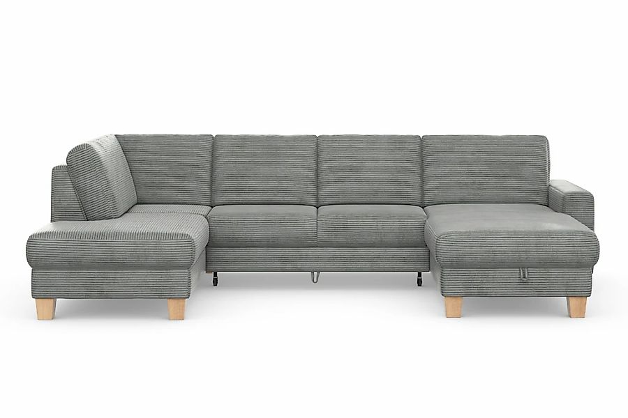 Home affaire Wohnlandschaft "Summer U-Form" mit oder ohne Bettfunktion und günstig online kaufen