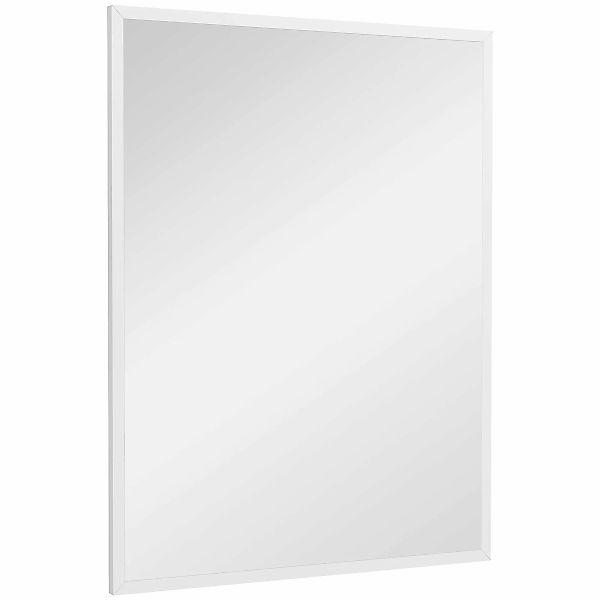 HOMCOM Rechteckiger Wandspiegel 60 x 80 cm, MDF-Rahmen, ideal für Badezimme günstig online kaufen