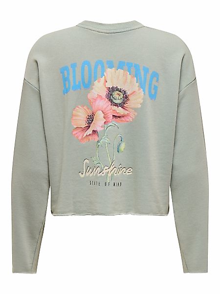 ONLY Sweatshirt "ONLLUCINDA L/S FLOWERS O-NECK UB SWT" günstig online kaufen