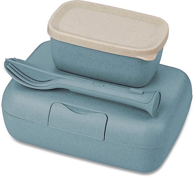 KOZIOL Lunchbox »Bentobox L + Besteck-Set CANDY READY« Set, 3 Stk. tlg. Mad günstig online kaufen