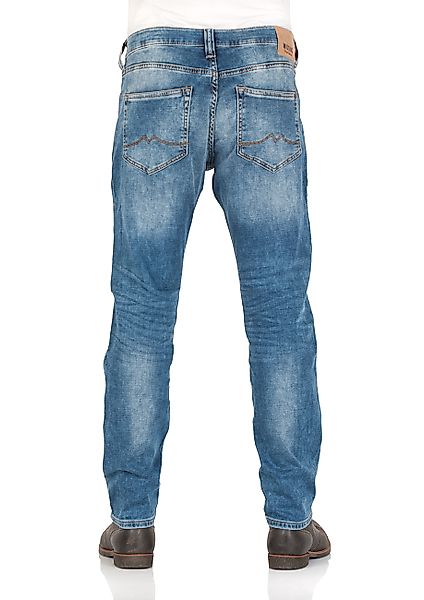 Mustang Herren Jeans Oregon - Tapered K Fit - Blau - Used Blue günstig online kaufen