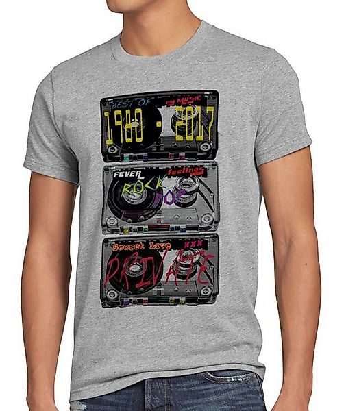 style3 T-Shirt Music disc retro musik disco tape kassette player 80er pop d günstig online kaufen