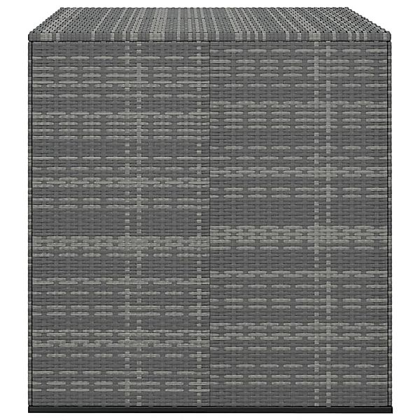 Vidaxl Garten-kissenbox Pe Rattan 100x97,5x104 Cm Grau günstig online kaufen