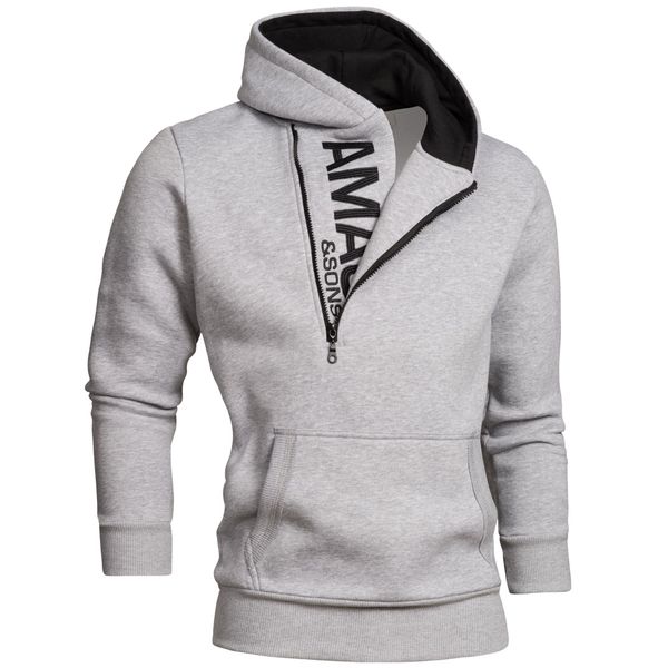Amaci&Sons Kapuzenpullover HUNTSVILLE Kapuzenpullover Herren Zipper günstig online kaufen